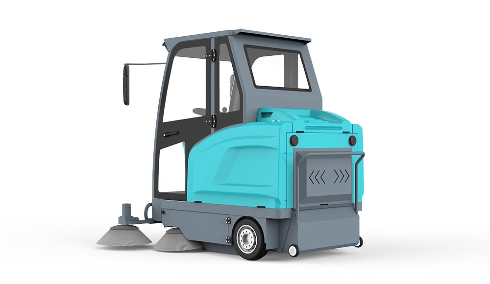 2000滚塑全封闭扫地车