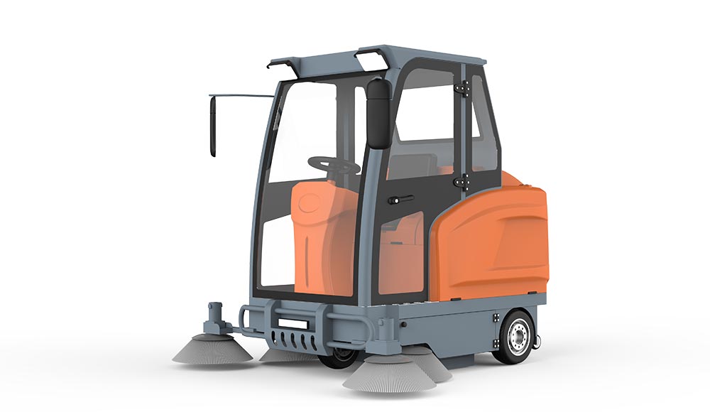 2000滚塑全封闭扫地车